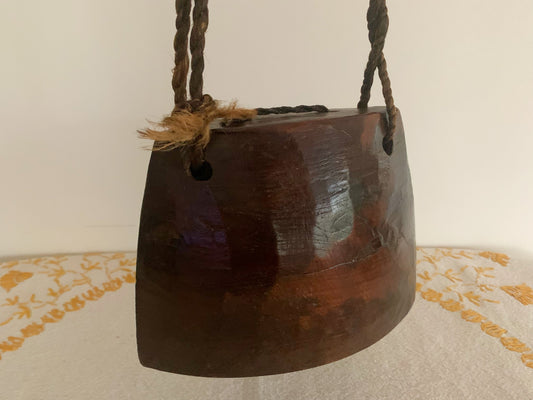 Antique Wooden Ox Bell