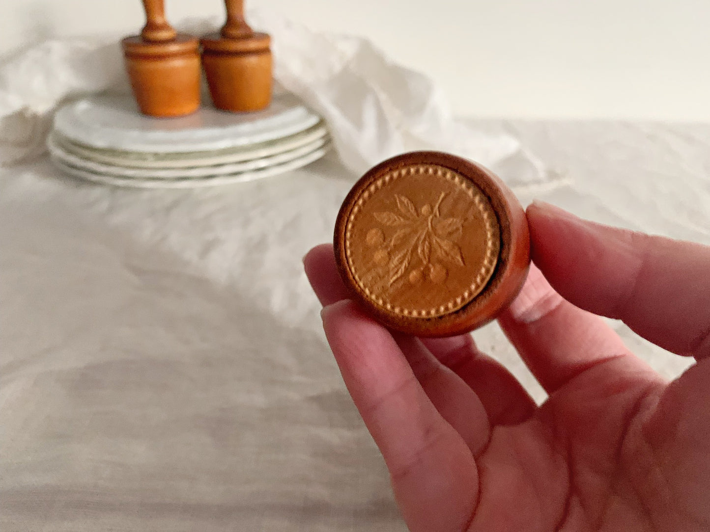 Small Vintage Butter Press