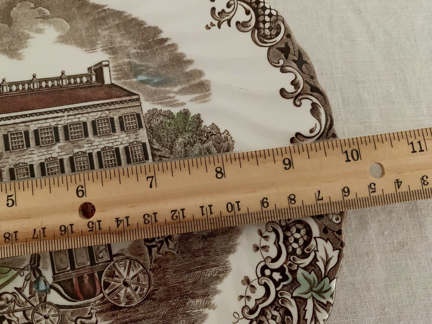 Johnson Brothers Heritage Hall Brown Dinner Plates