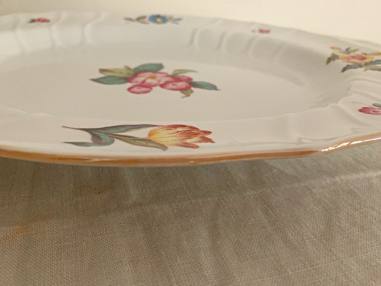 Antique Spode Platter, 14.5" Oval