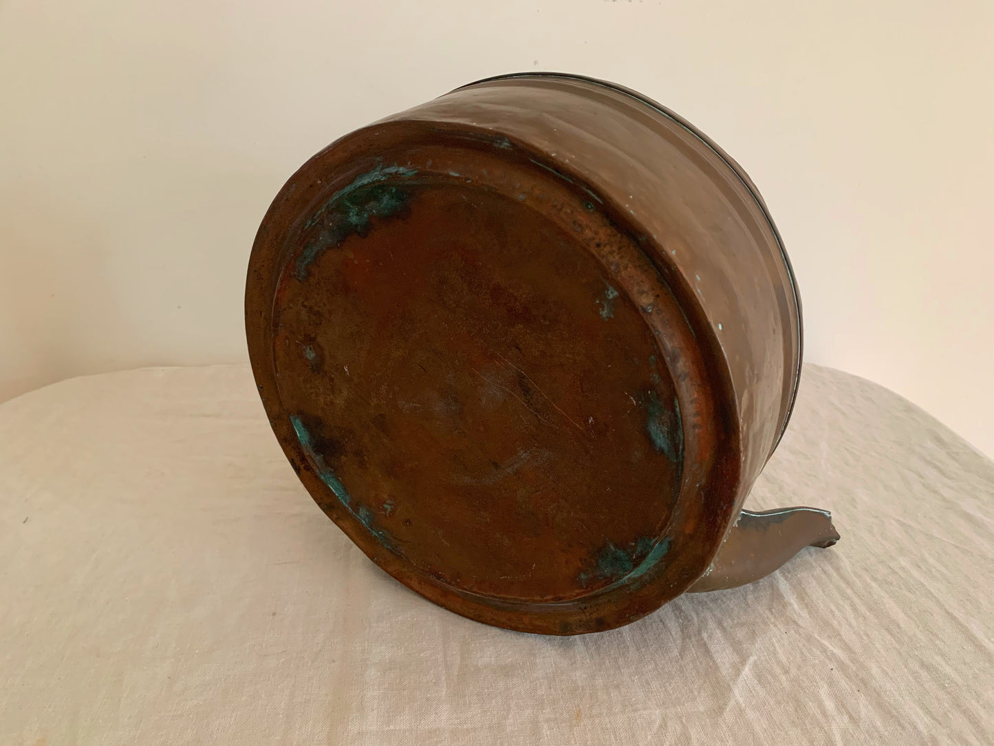 Huge Antique Copper Kettle