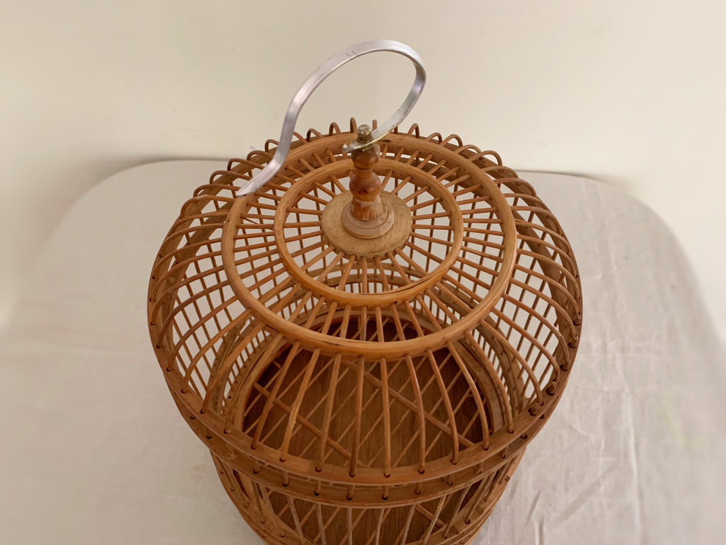 Vintage Bamboo Birdcage