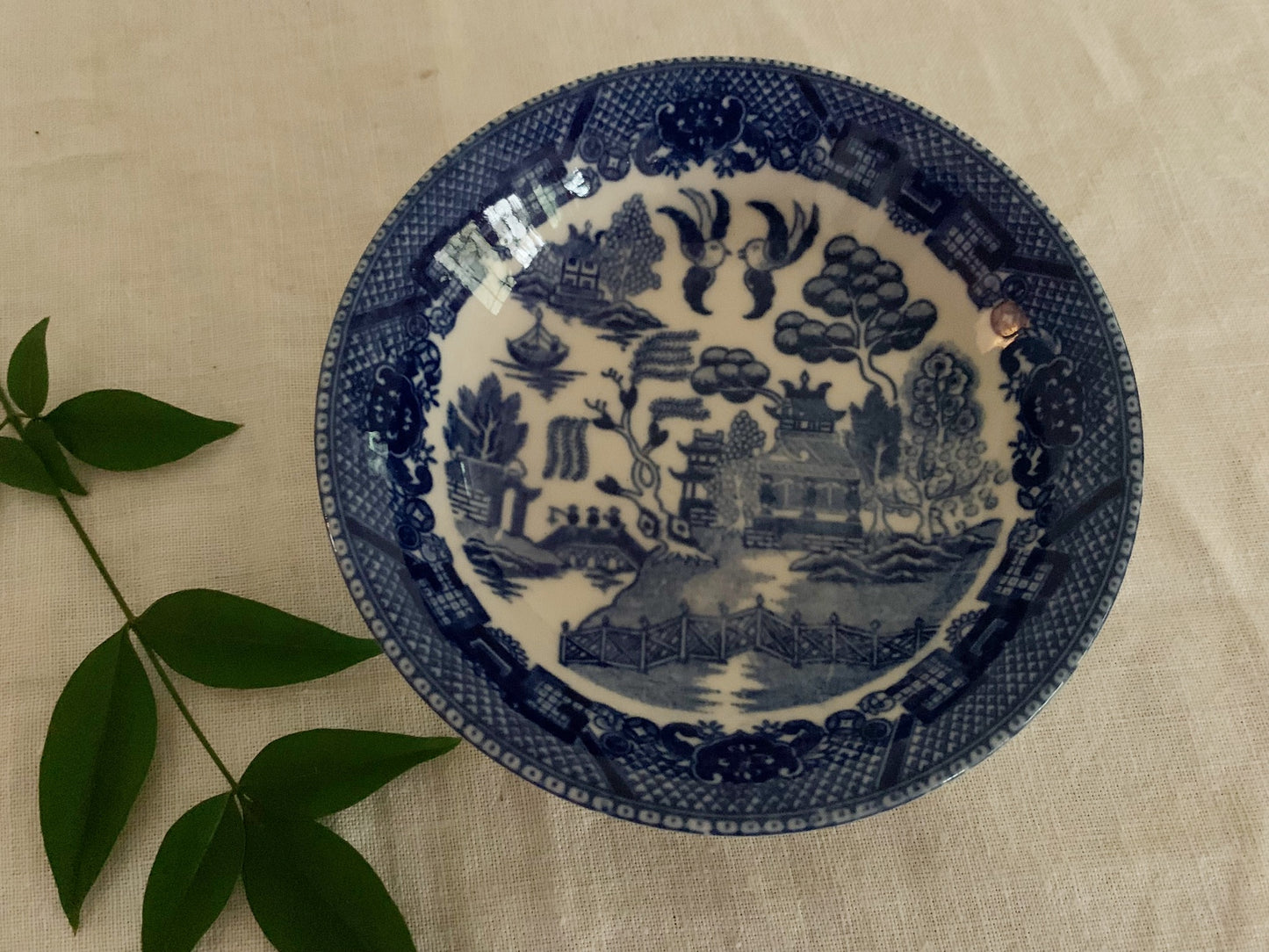 Blue Willow Berry Bowl