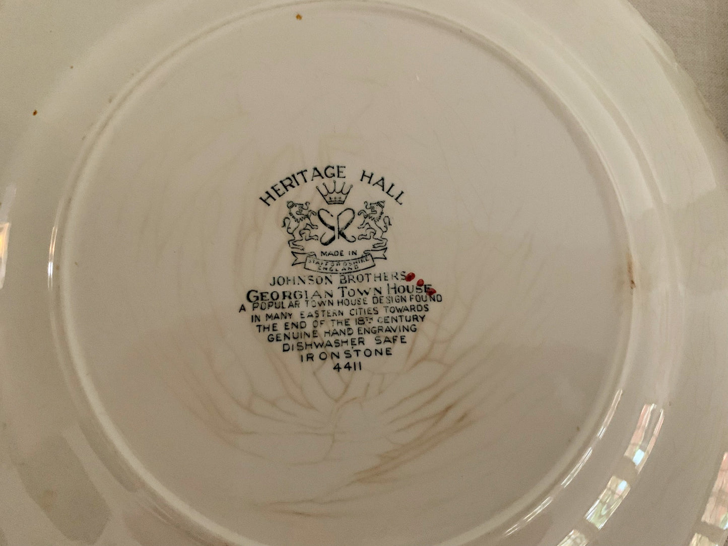 Johnson Brothers Heritage Hall Brown Dinner Plates