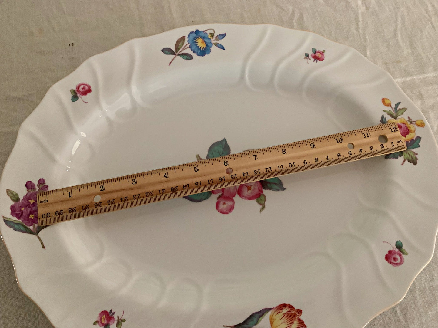 Antique Spode Platter, 14.5" Oval