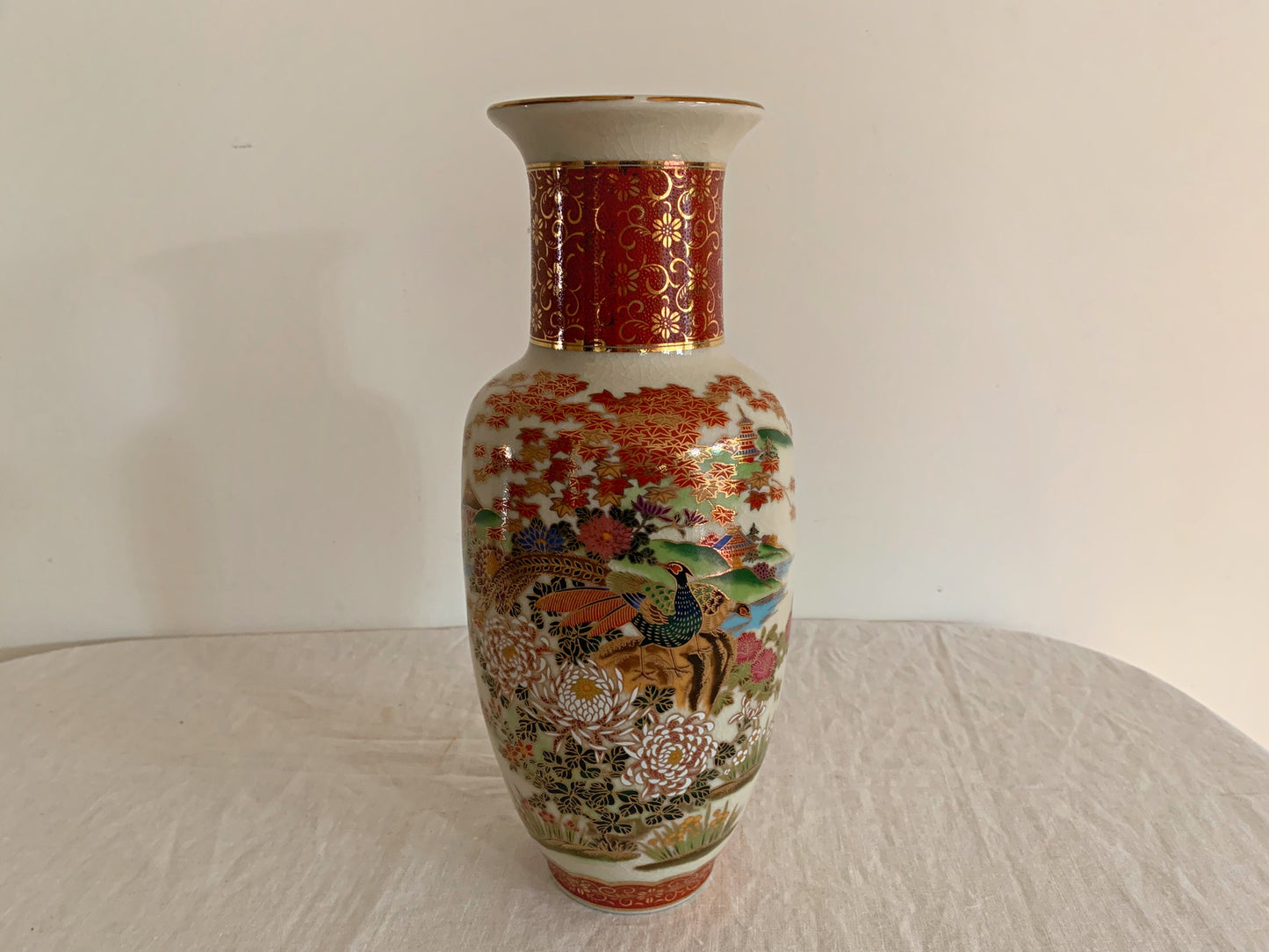 Vintage Japanese Satsuma Vase