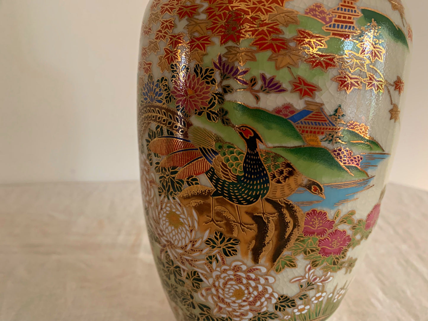 Vintage Japanese Satsuma Vase
