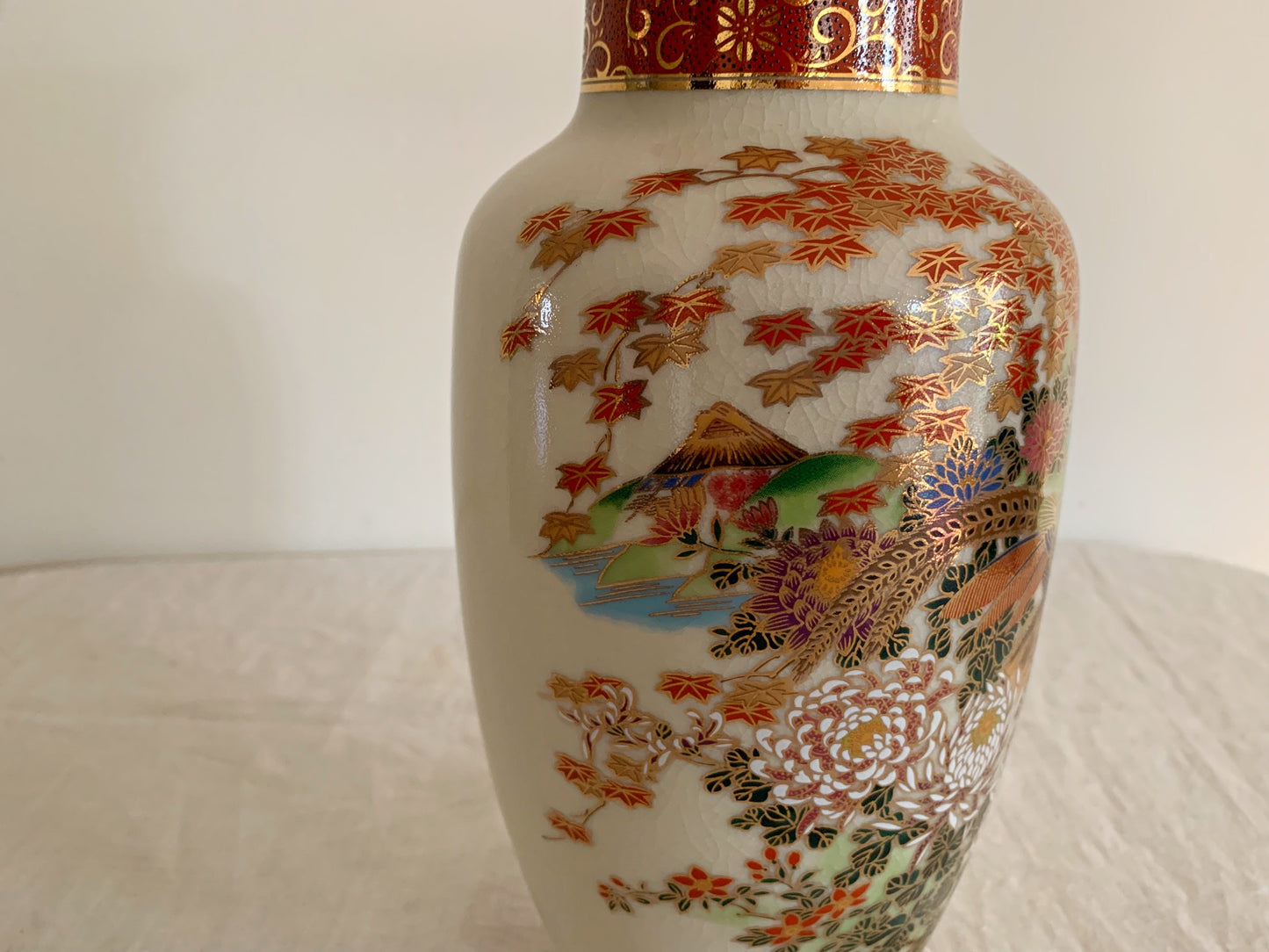 Vintage Japanese Satsuma Vase