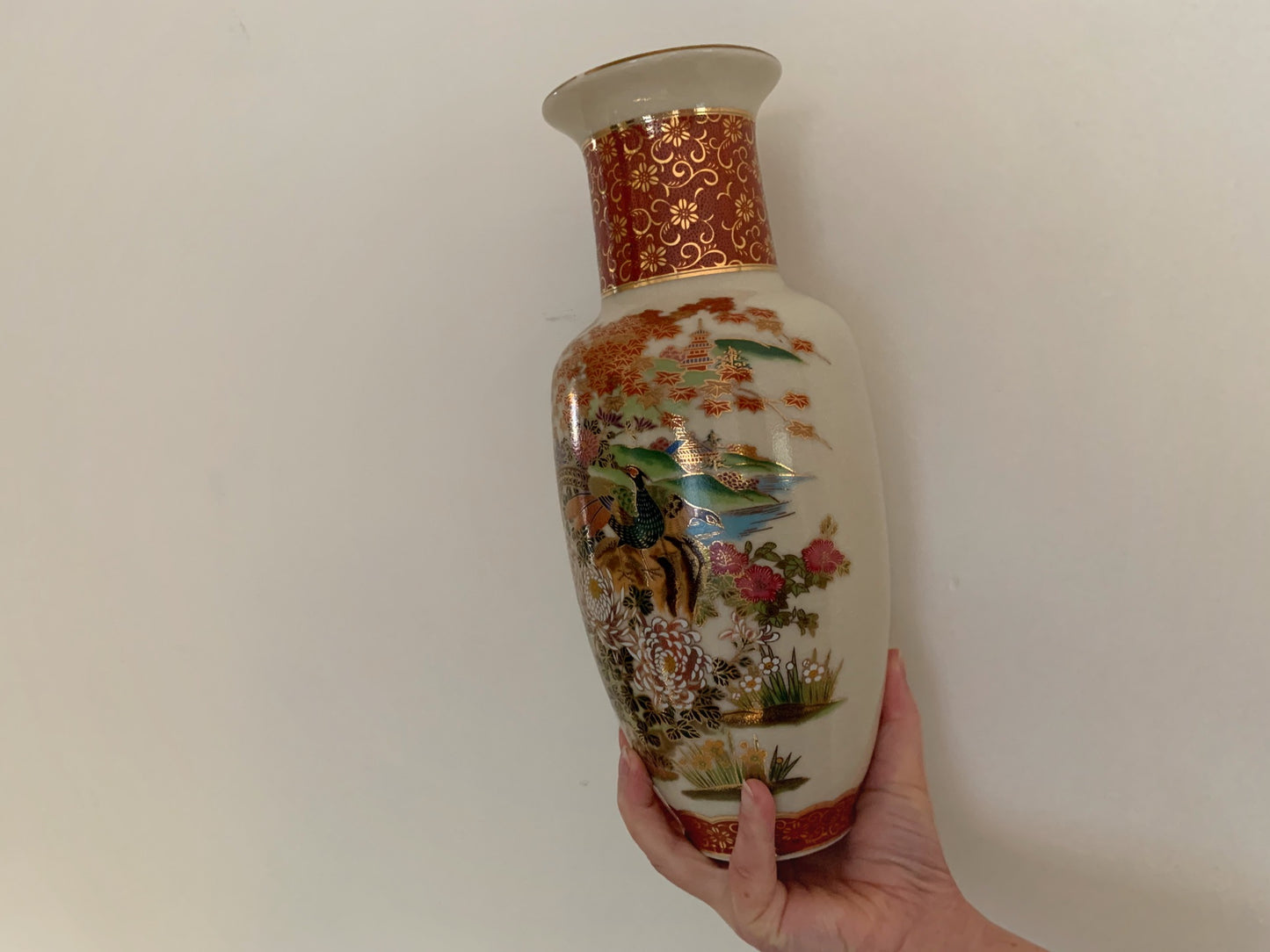 Vintage Japanese Satsuma Vase