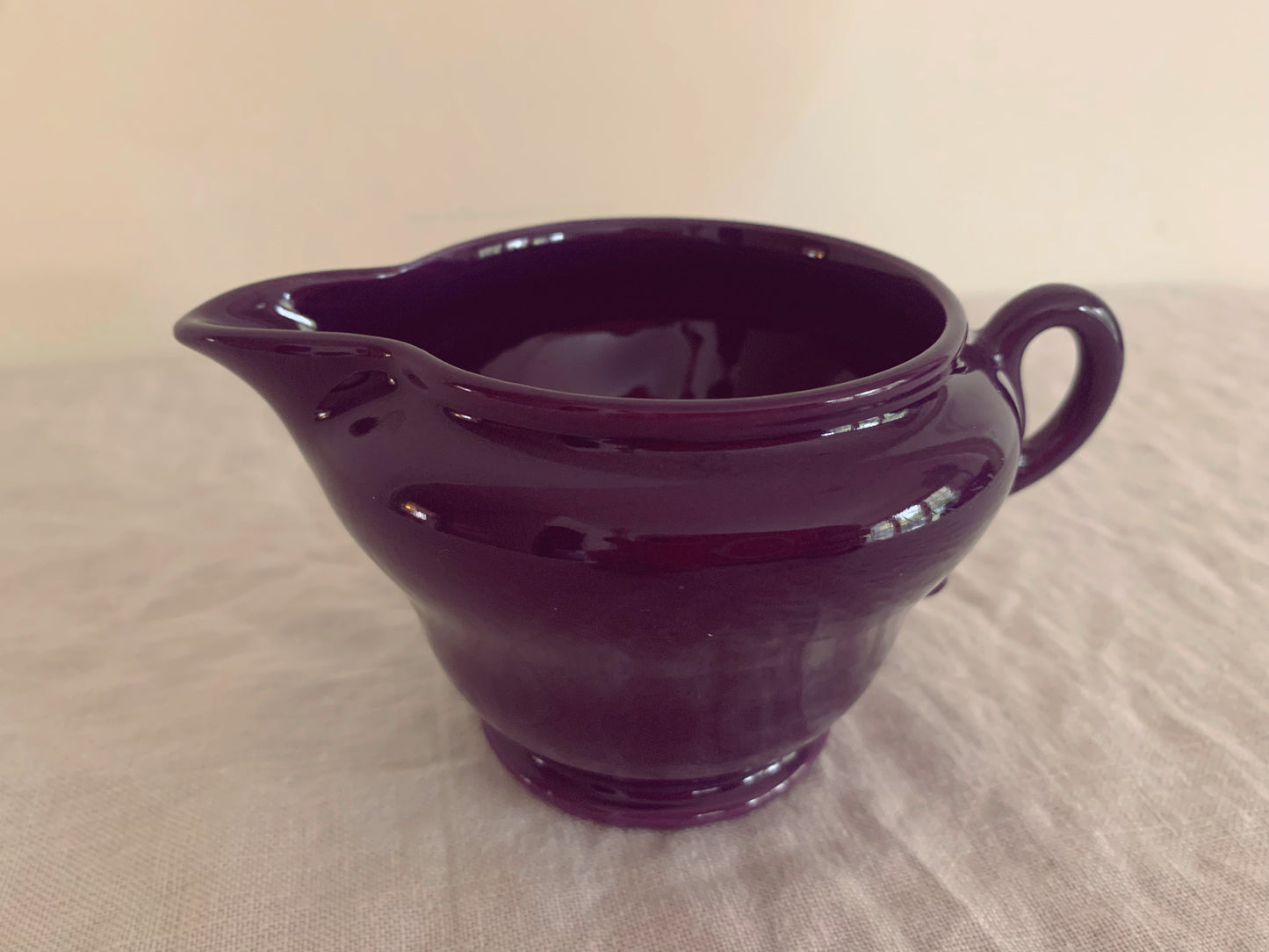 Franciscan Creamer in Eggplant