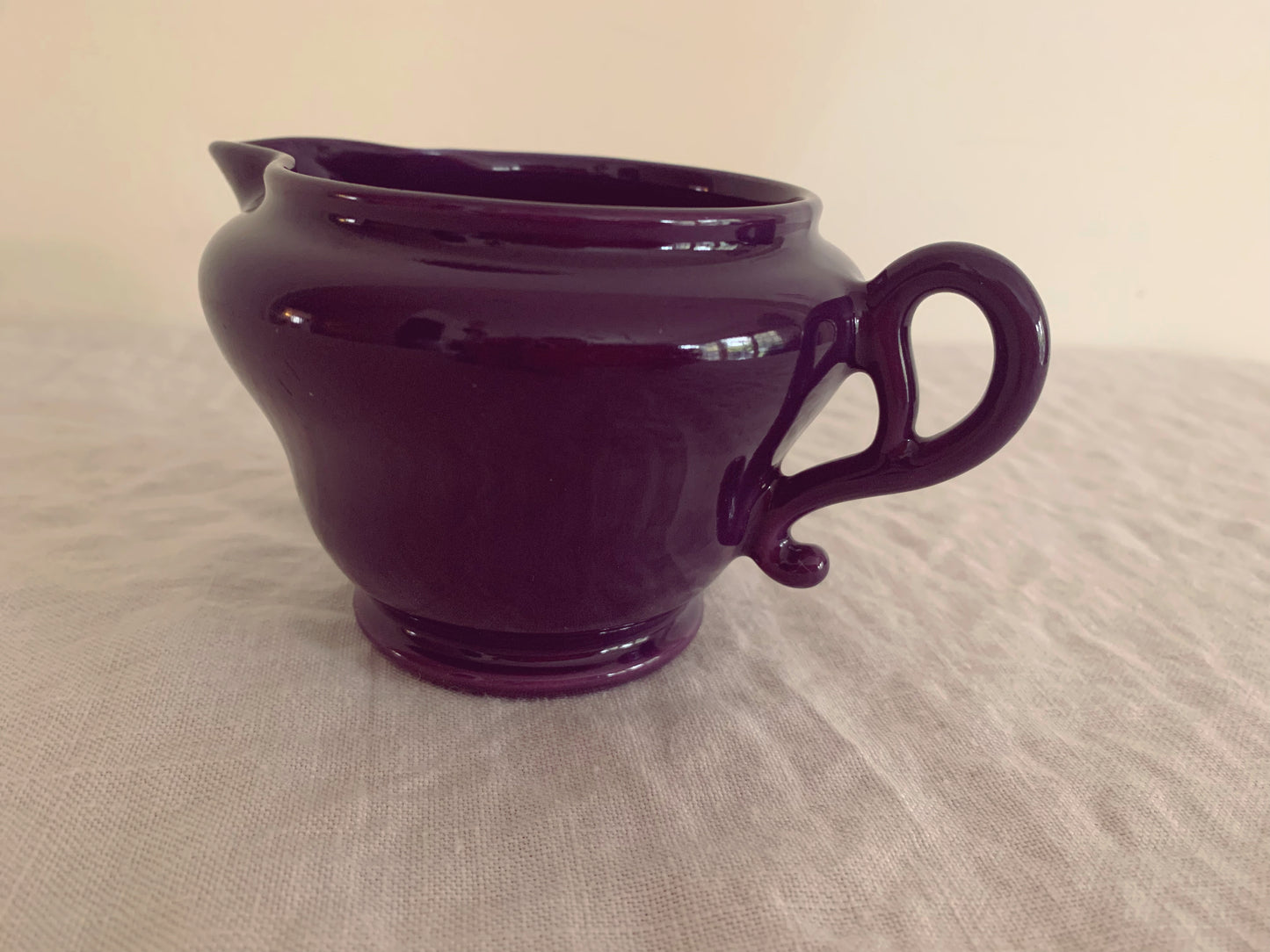 Franciscan Creamer in Eggplant