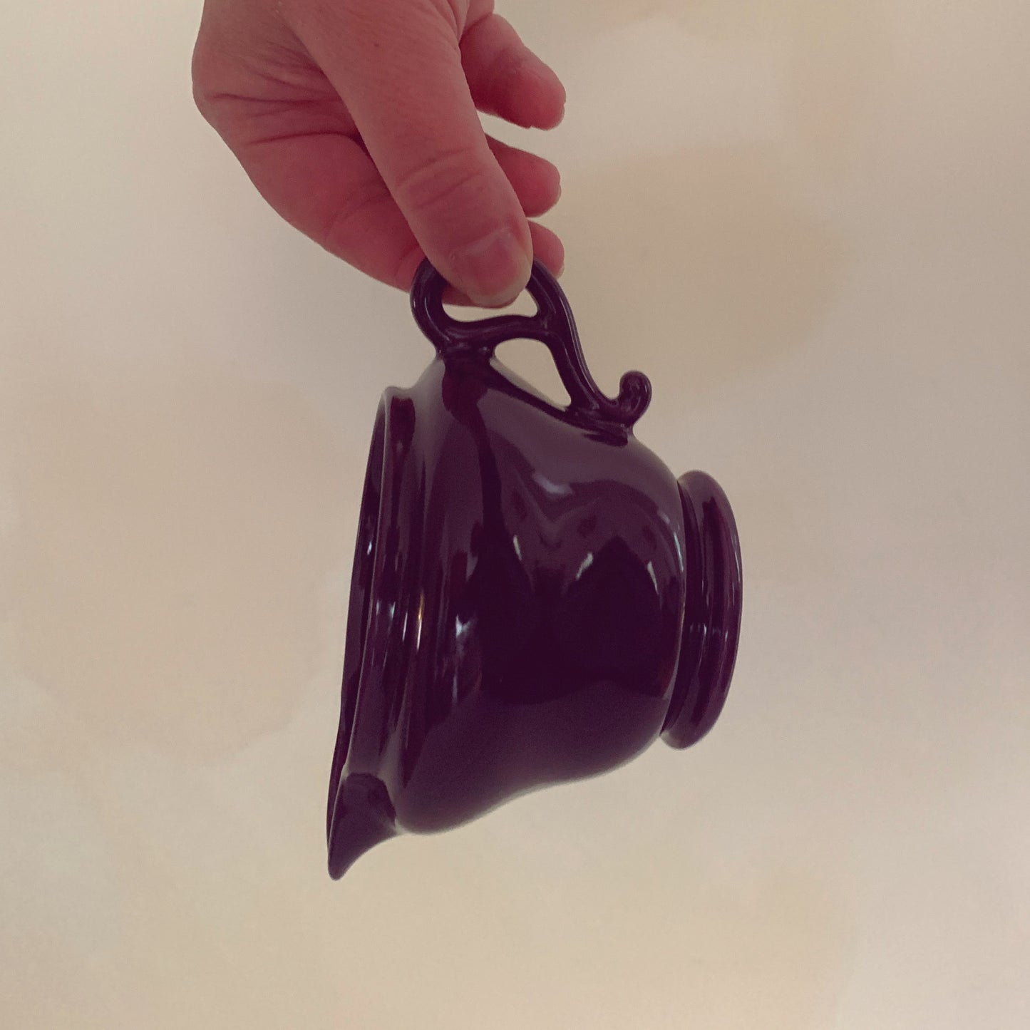 Franciscan Creamer in Eggplant